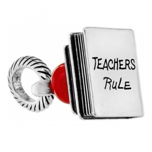 Pandora Cable Chain w/Brighton Teachers Rule Charm - Picture 2 of 8